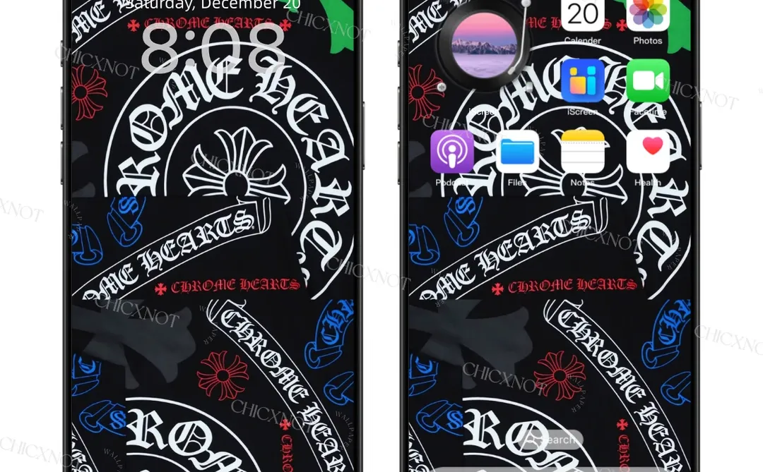 🌴 超帅拼接 马蹄十字 克罗心 手机壁纸