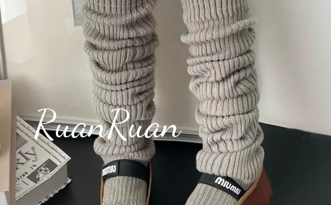 💜🤍🩶从脚踝暖到大腿的超长安全感！🧦