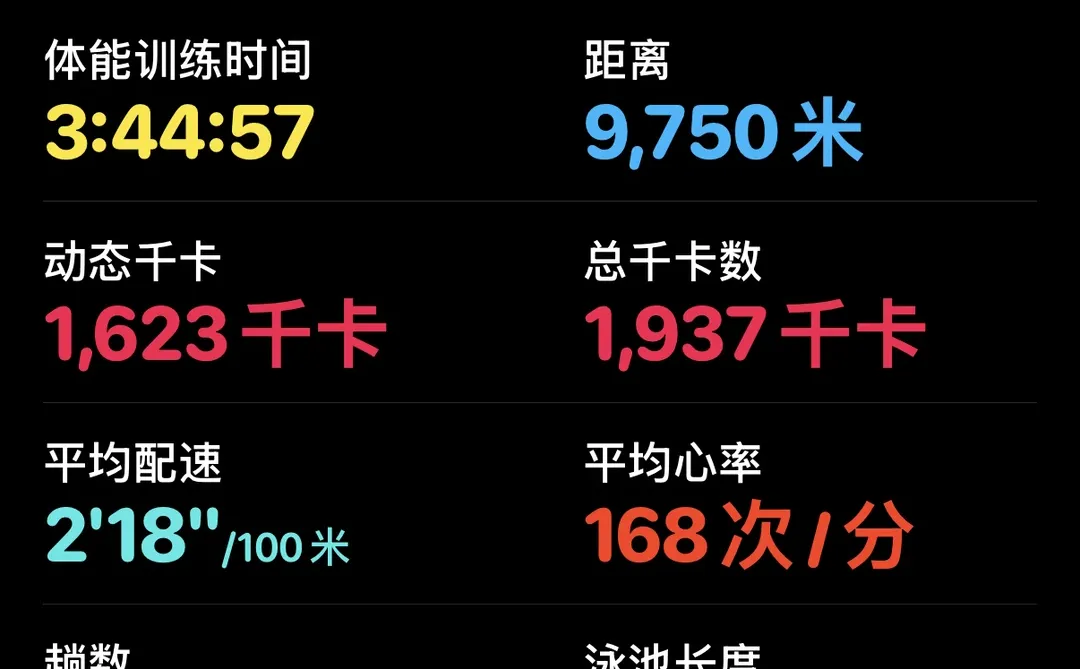 庆祝这位雌鹰般的女人一口气游了一万米