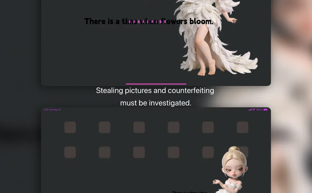 「嘟嘟艾」平板 | 手机 | 壁纸 套图|♥.2