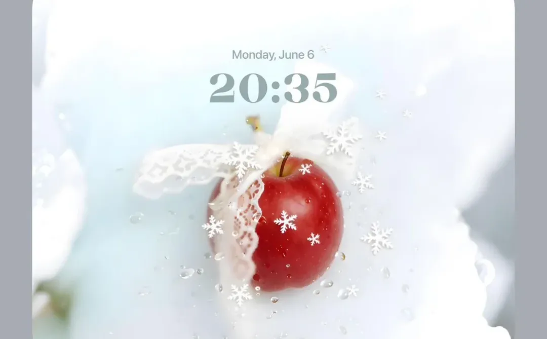 苹果壁纸｜好喜欢我的壁纸啊啊啊啊啊！❄️