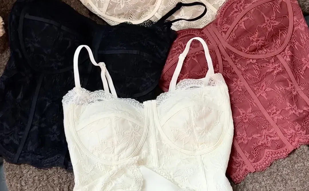 还是太权威了…我的法式鱼骨蕾丝内搭‼️