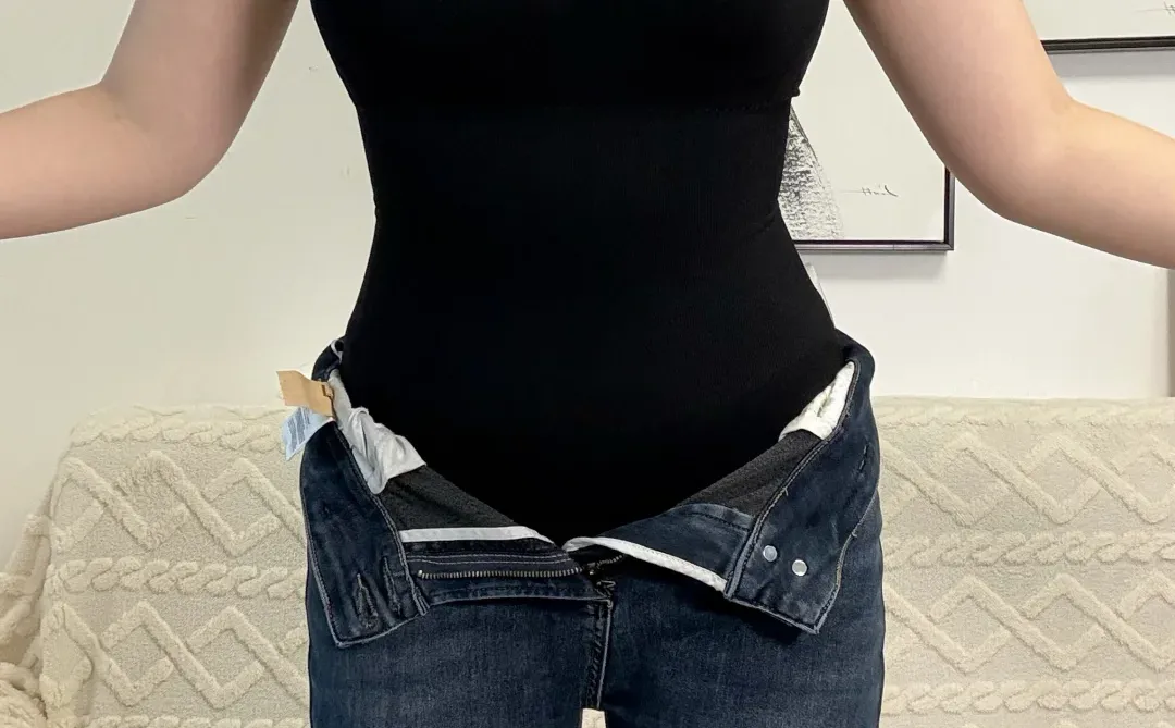 135斤live图对比，越胖越好看的塑身衣！