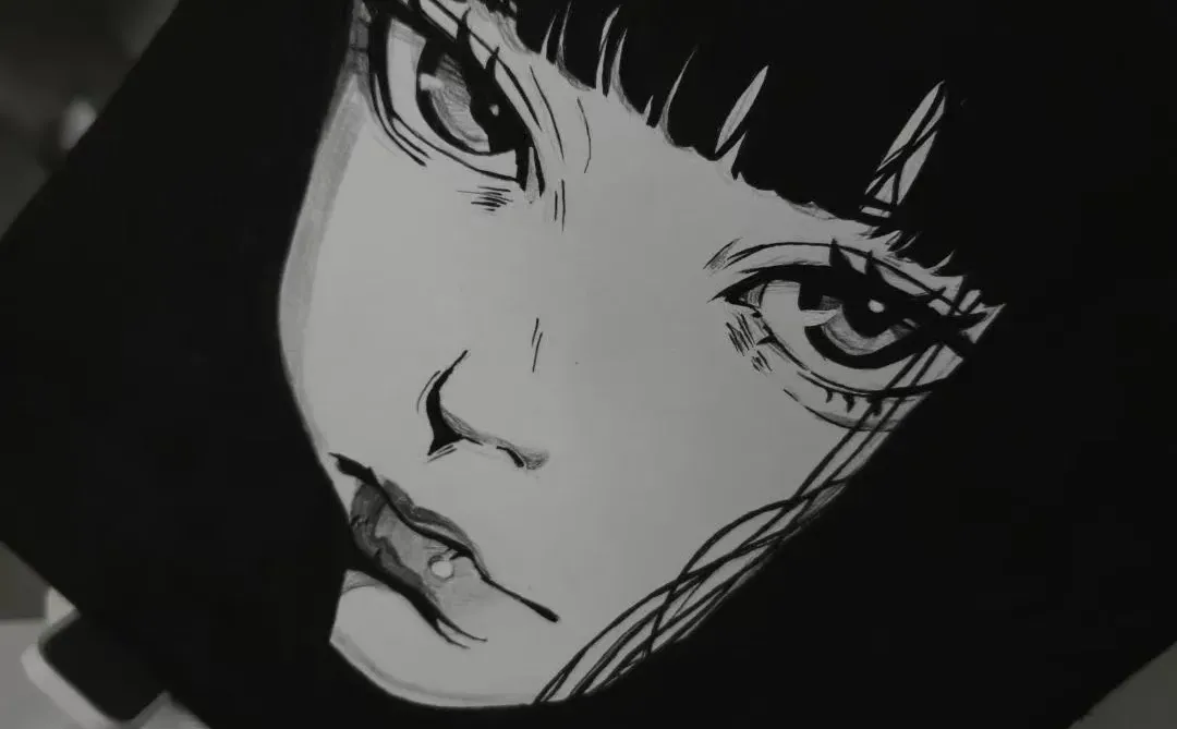 💡微光画坊 黑白动漫人物头像