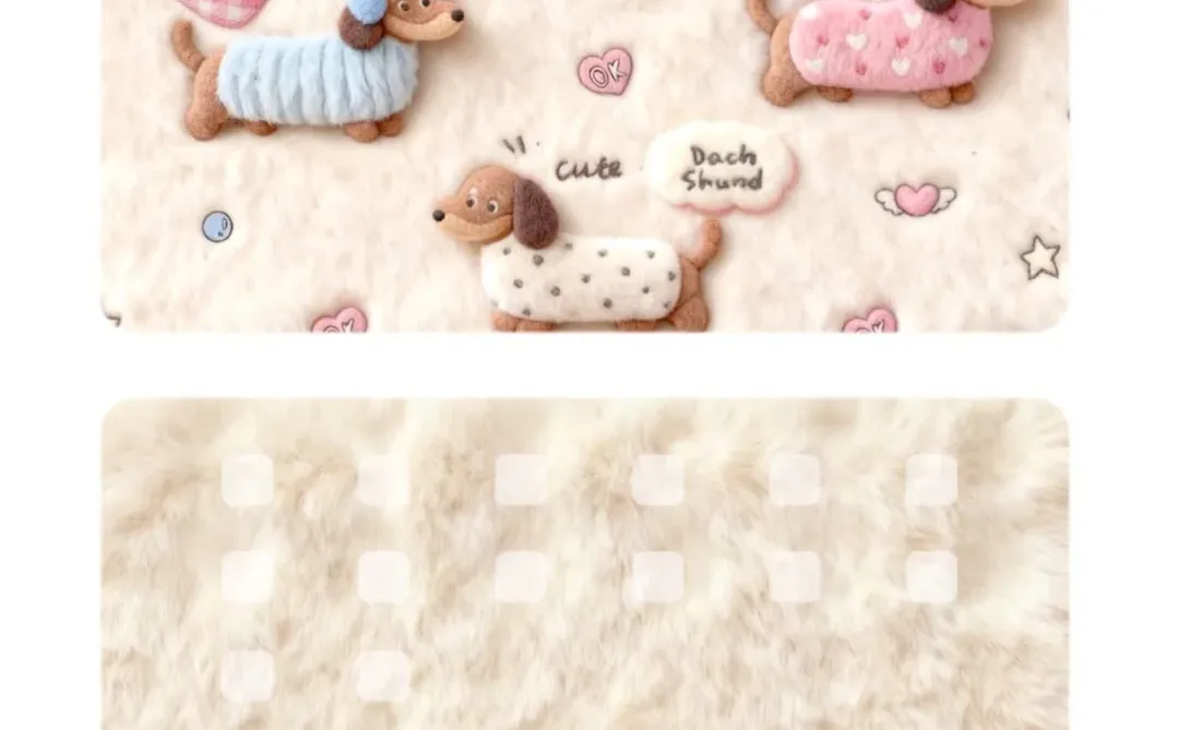 𝐒𝐡𝐚𝐫𝐞｜毛茸茸腊肠小狗iPad壁纸