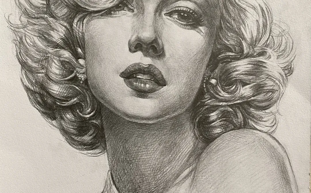 🔥素描笔下的《玛丽莲·梦露》❤️