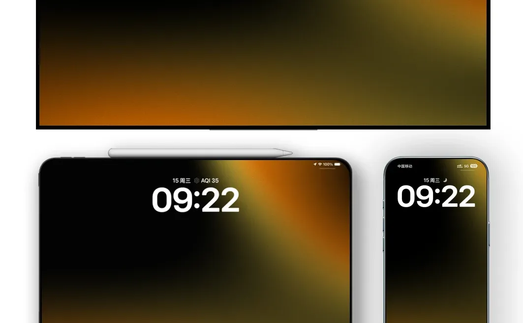 ipad&手机壁纸｜橙瞳光｜009