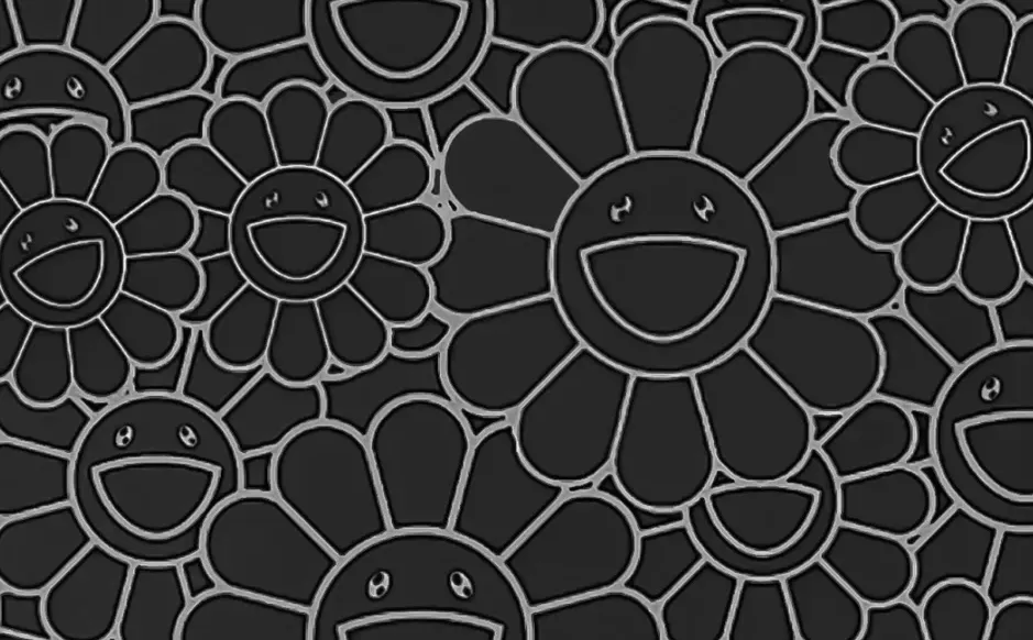 再来一张 村上隆 太阳花 壁纸