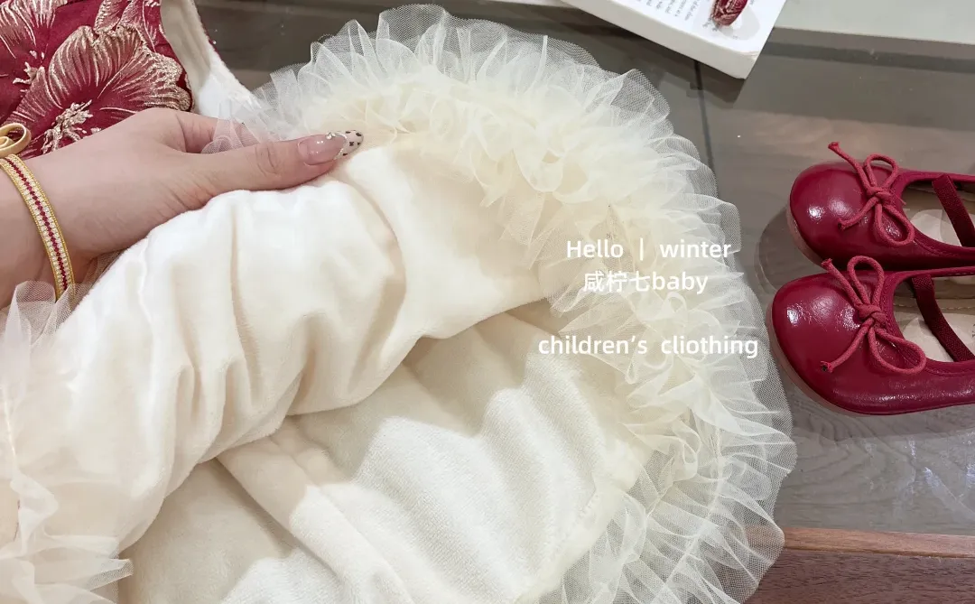 🧧【高定重工款】女儿新年国风公主裙穿搭