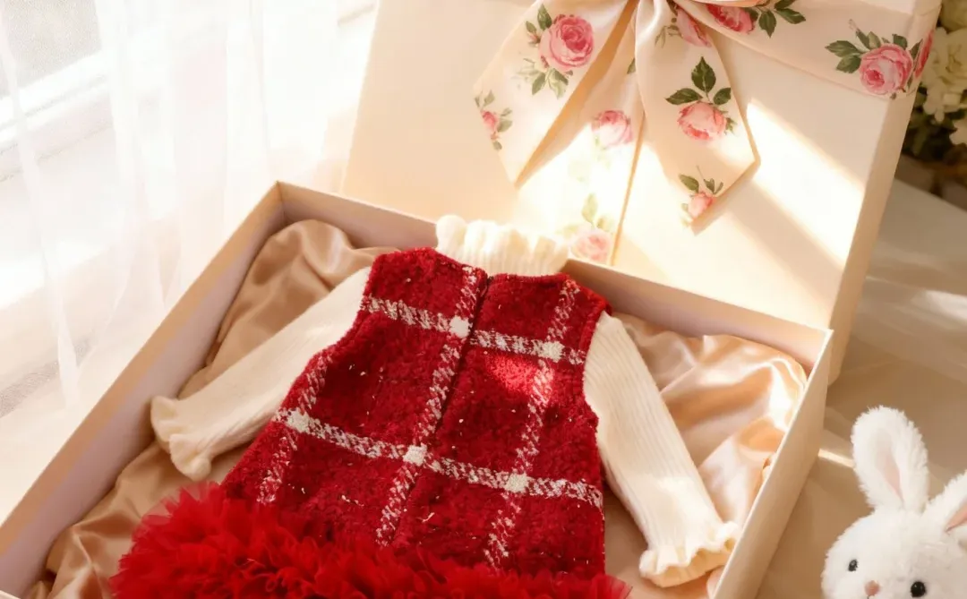 谁懂啊！女宝连衣裙节日氛围感直接拉满✨！