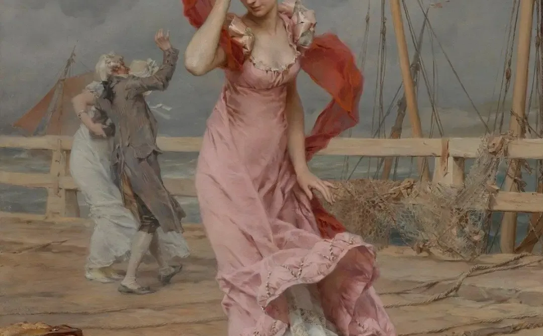 美到窒息！古典油画里的西方服饰！