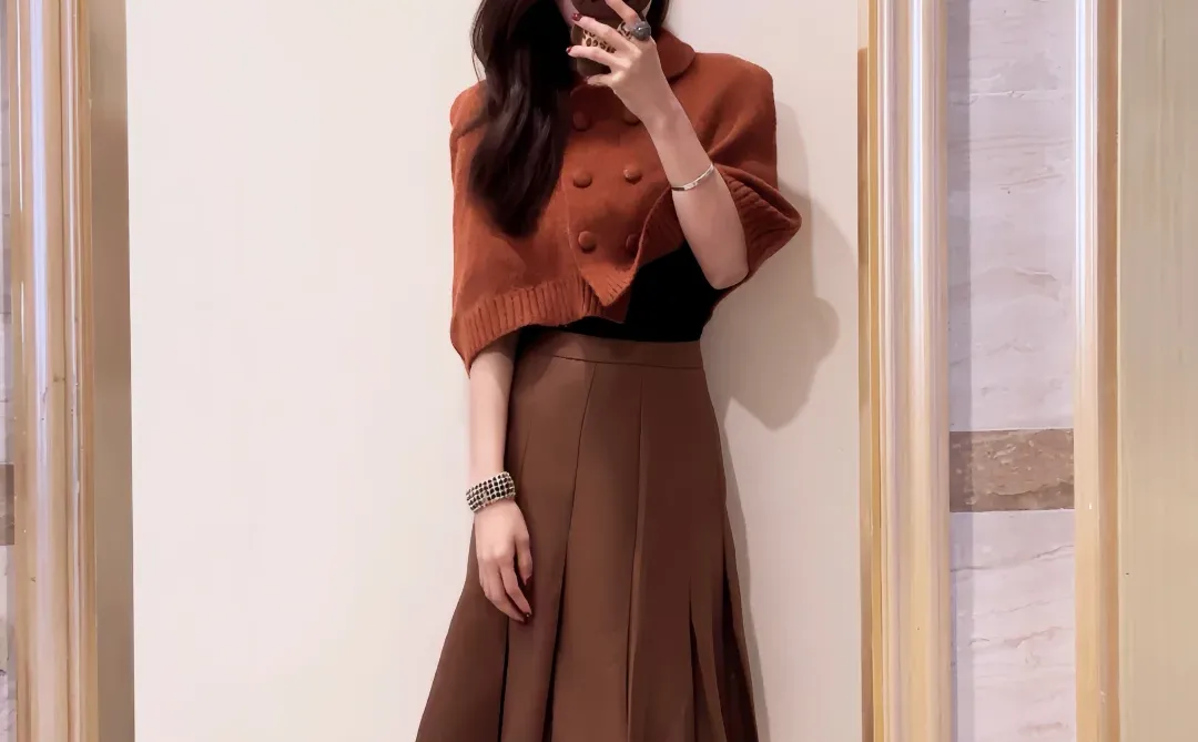 气质感法式穿搭～棕色系棕色系