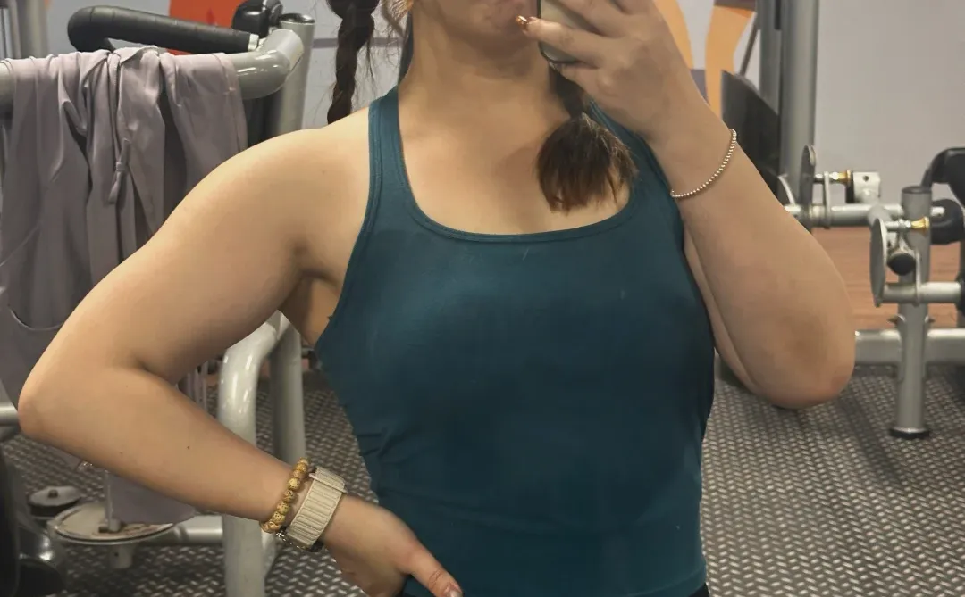 撸铁五个月的小变化，女子不需要纤细