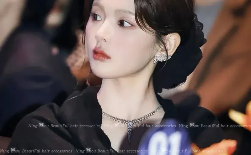 ✨蕾丝发圈也太有氛围感了吧！