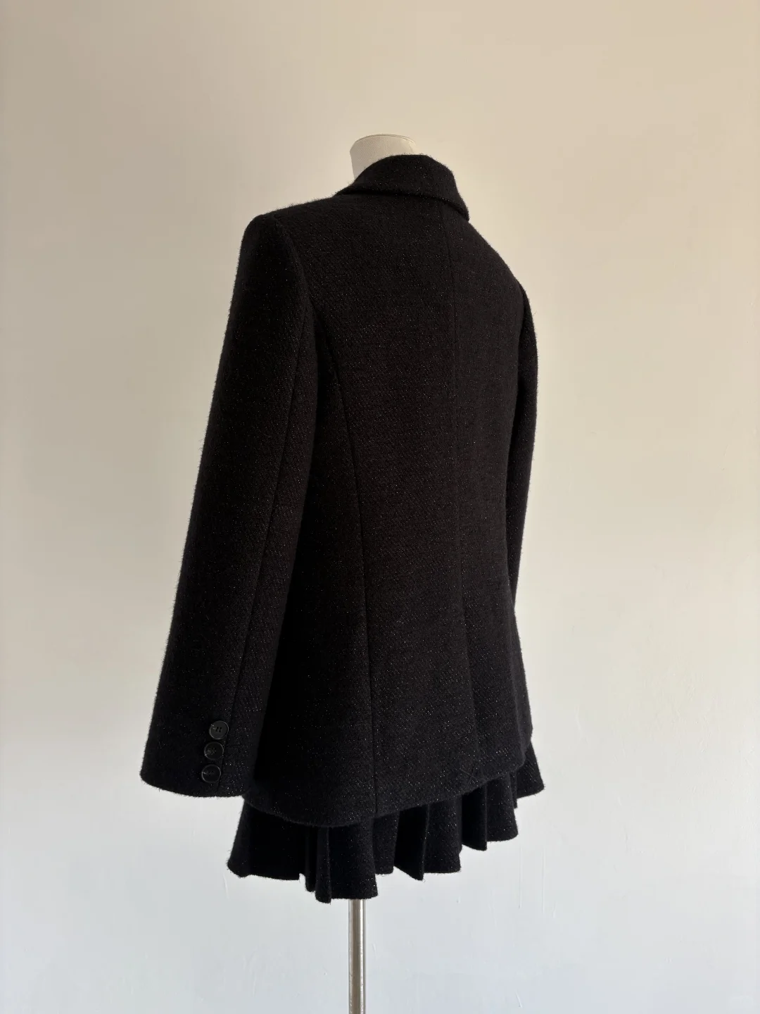 捡漏！门店在售，小个子复古毛呢套装女新款