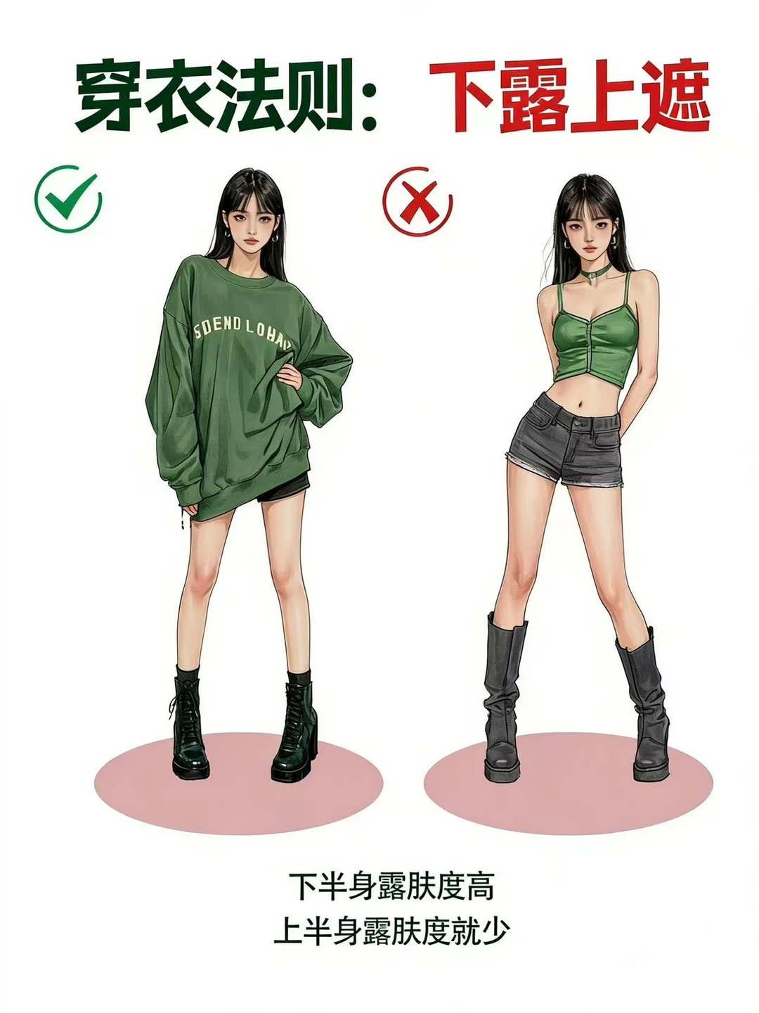 看了更会穿衣服女孩子穿衣法则