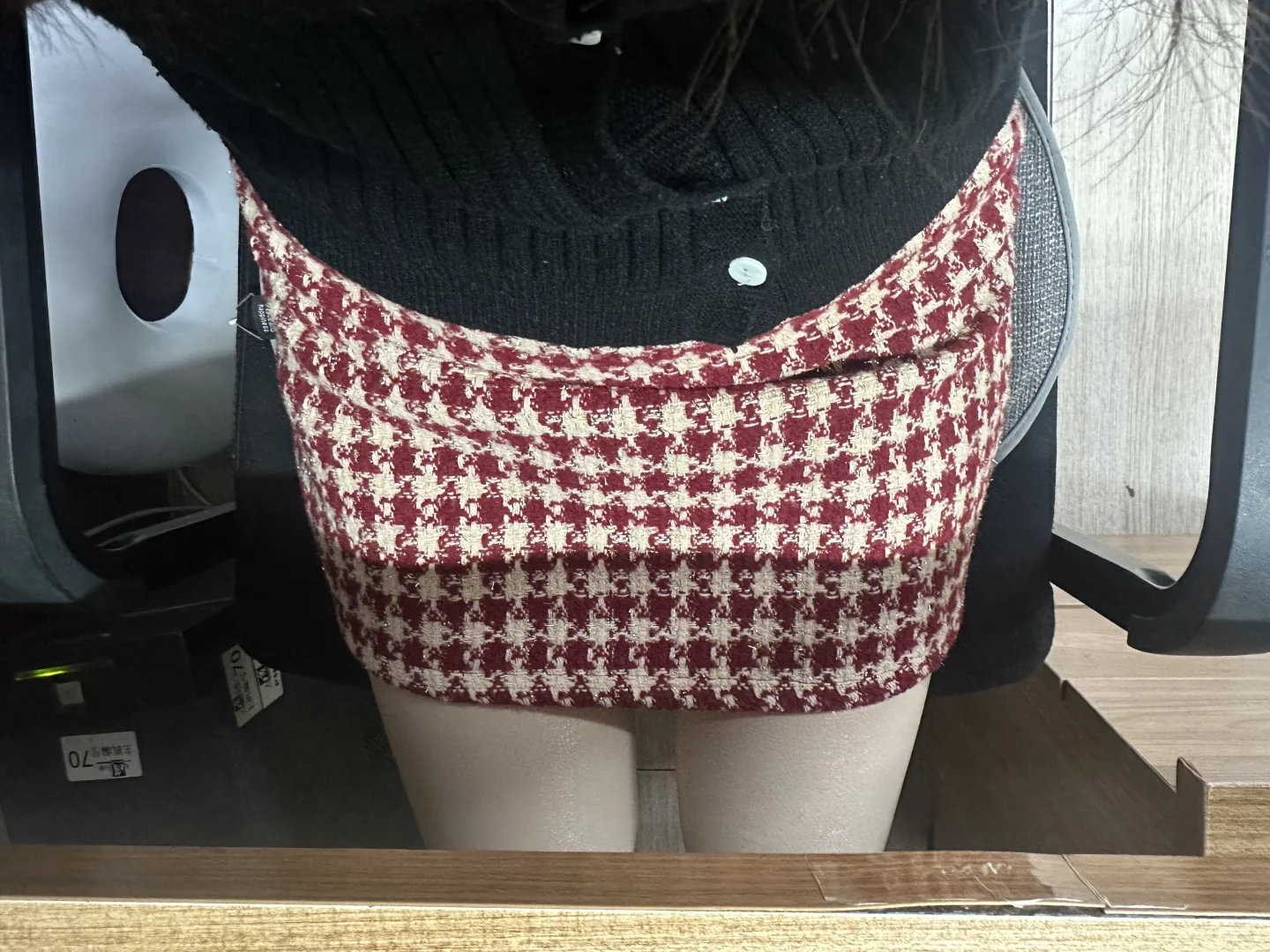 我的光腿神器！珠光丝袜+棉裤