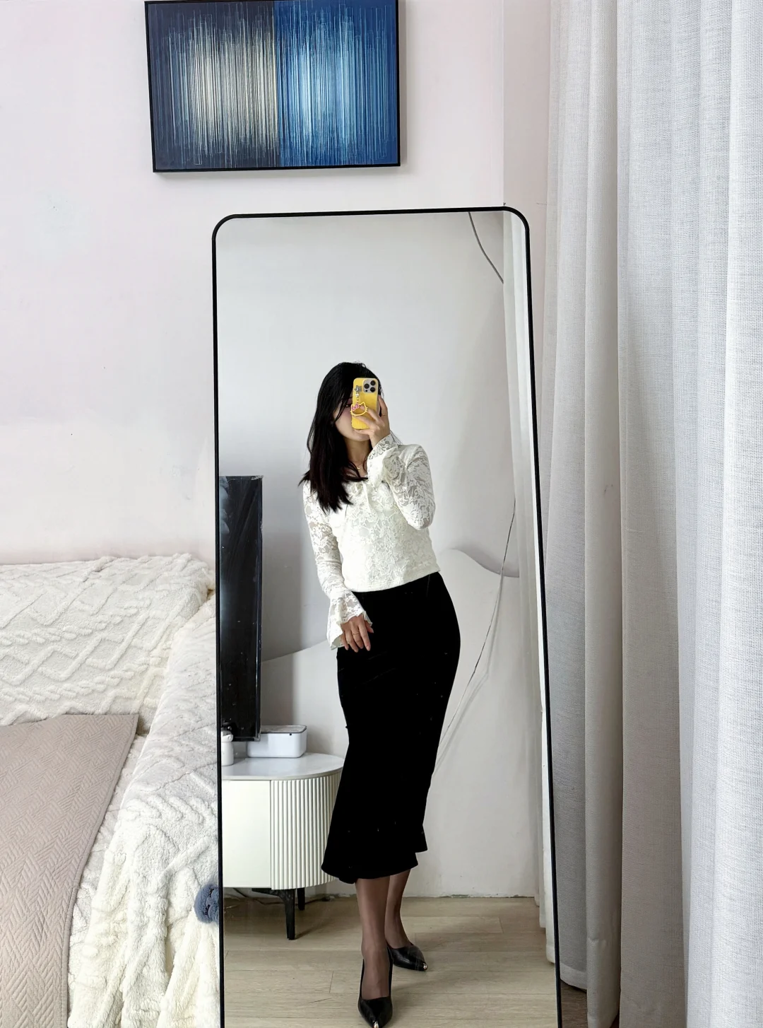 半身裙➕丝袜穿搭