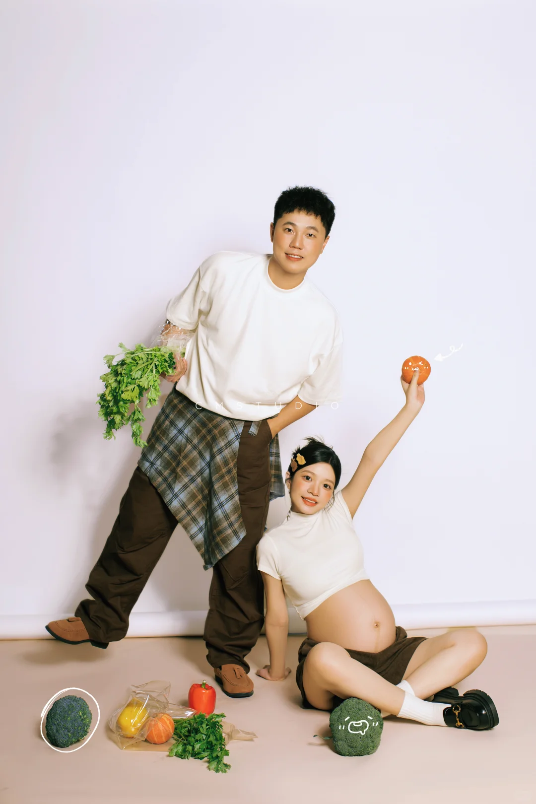 🥦🥬🥒🍅🍆🫑🌶️🥕🥔🫛｜潮州孕写真