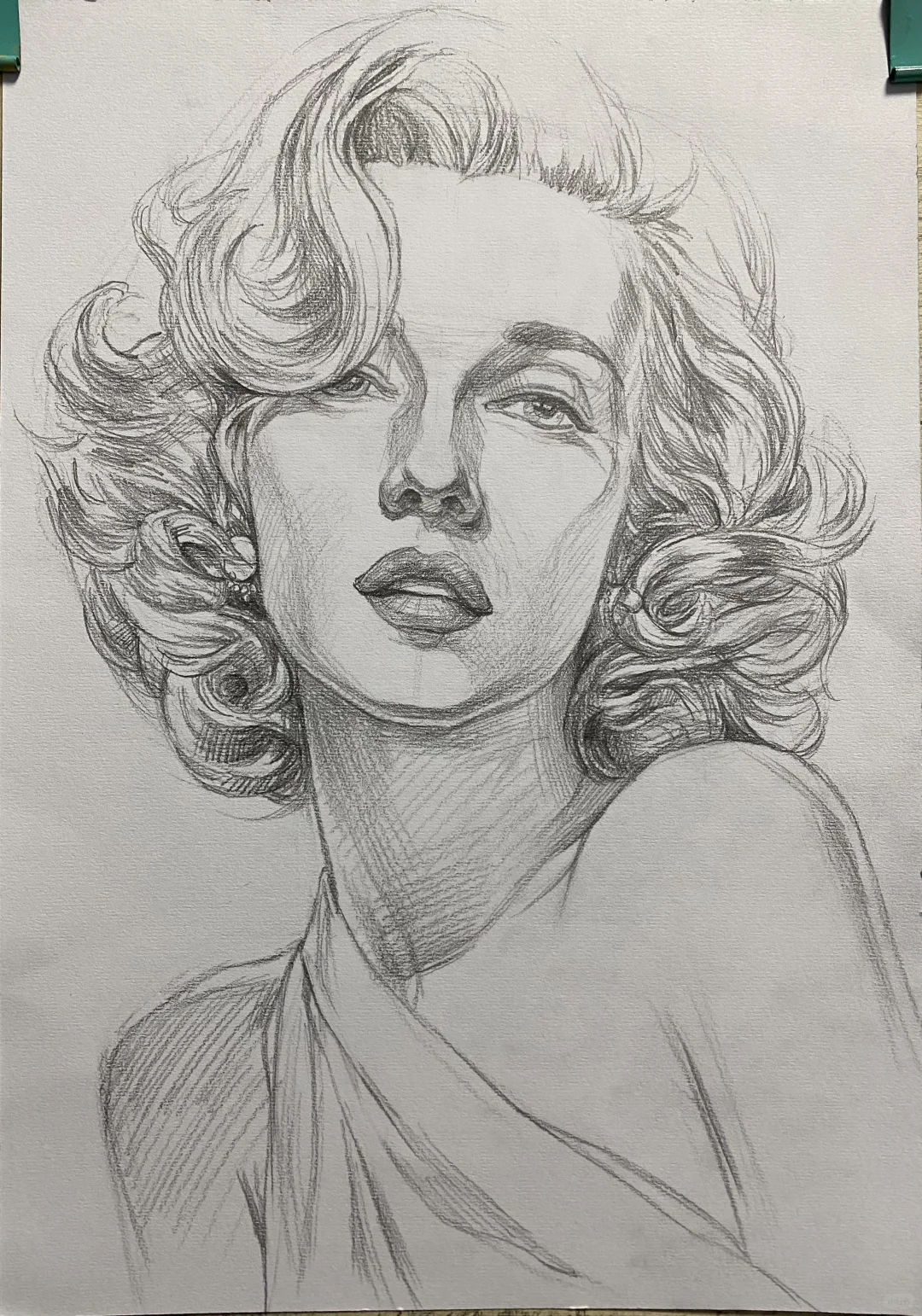 🔥素描笔下的《玛丽莲·梦露》❤️