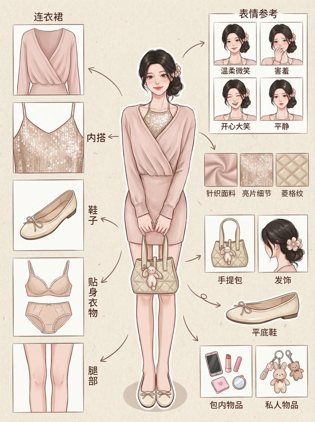 韩系轻熟风穿搭｜黑粉配太有女人味了💅