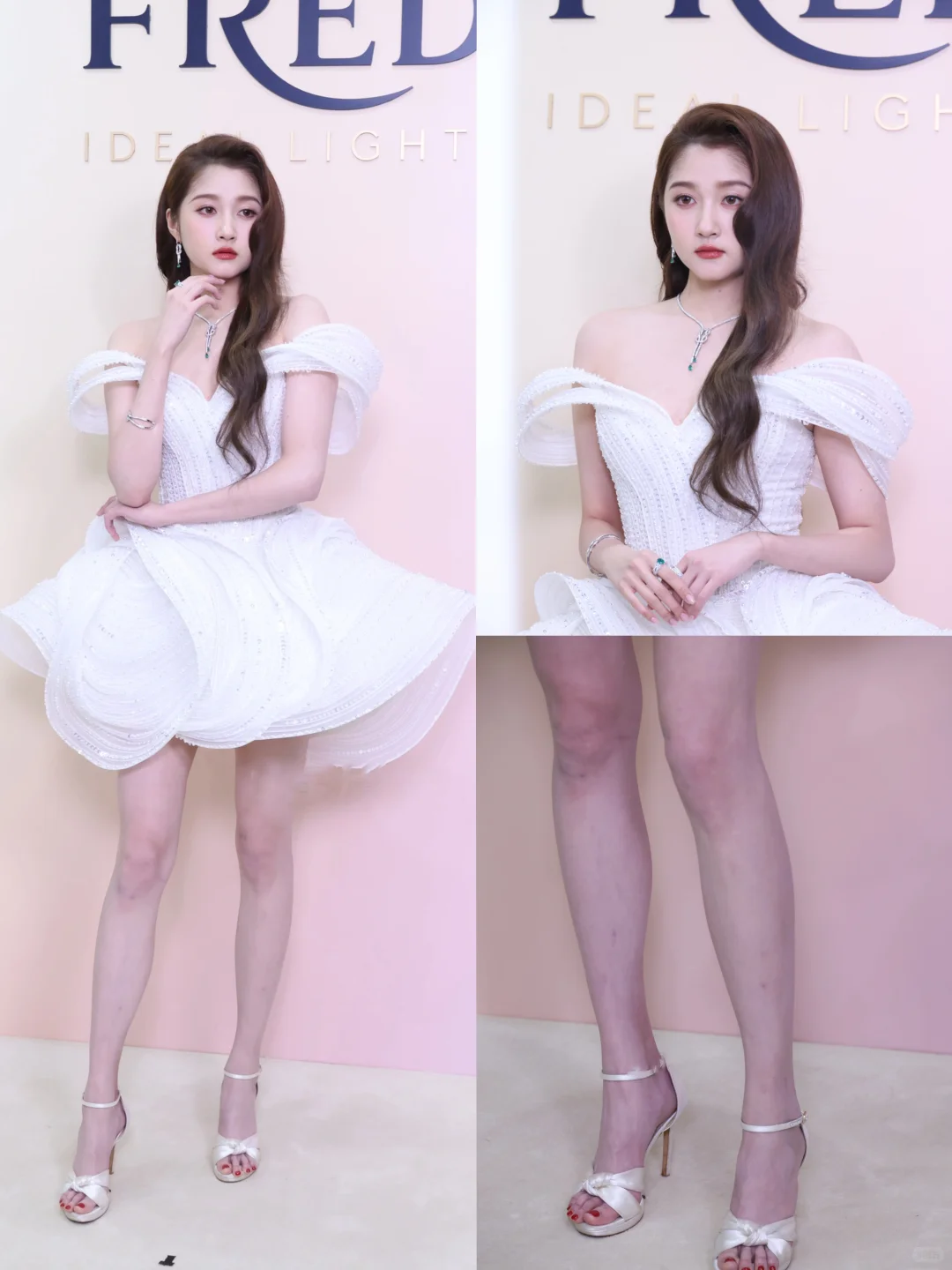 关晓彤 斐登珠宝 白裙美腿［37P+3V］