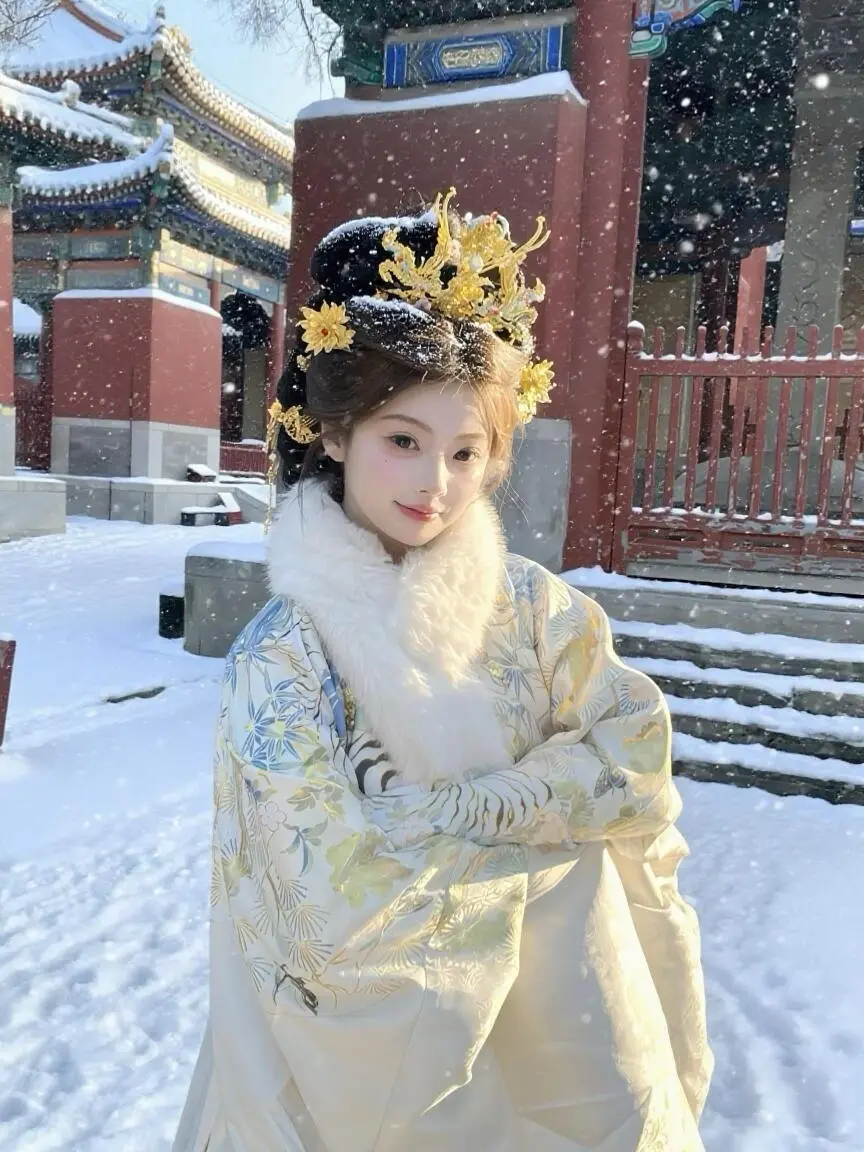 北京🌟大明贵女299💰的明制妆造sha疯啦