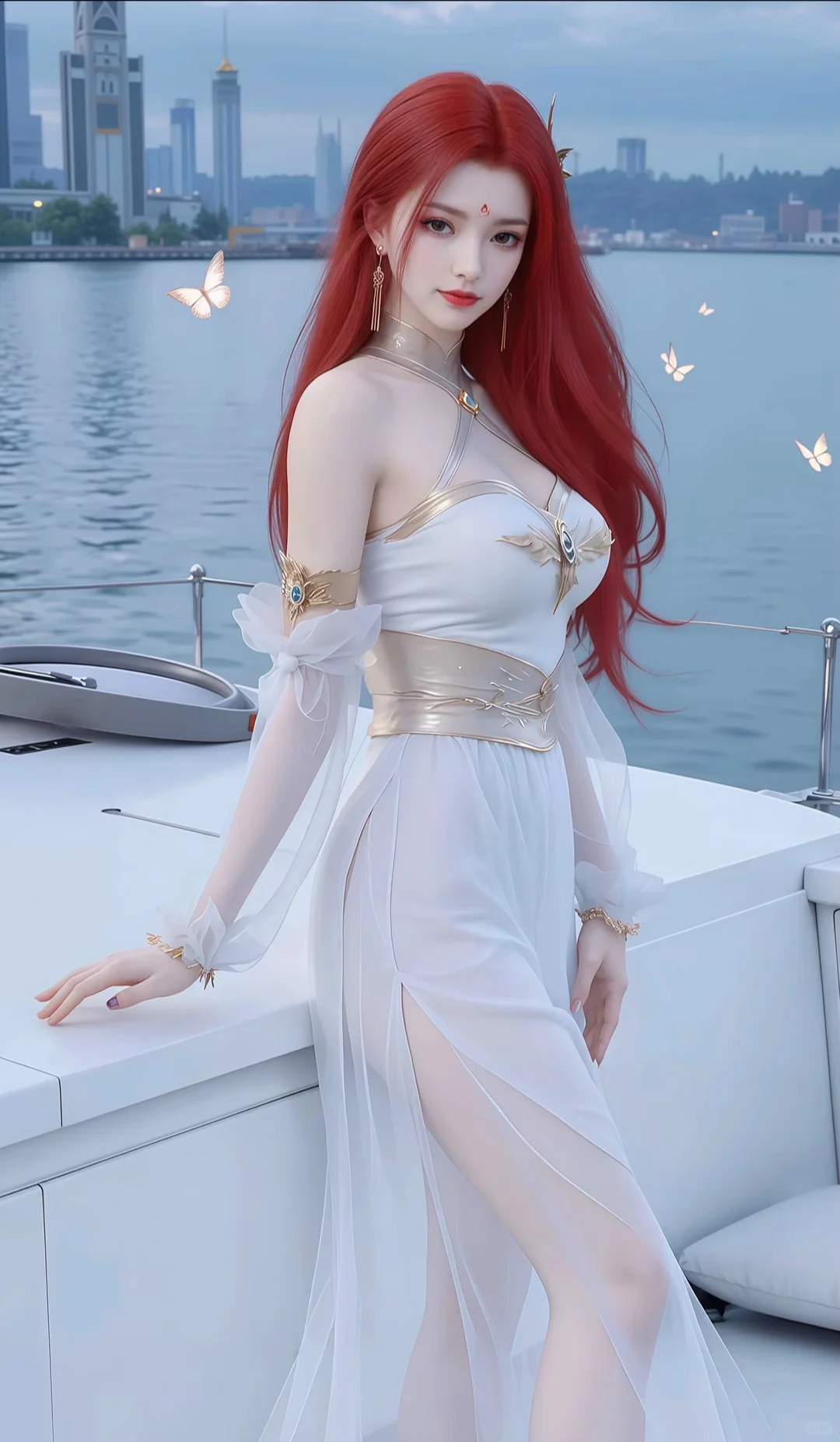 国漫女神云曦穿搭对比，好身材大长腿高颜值