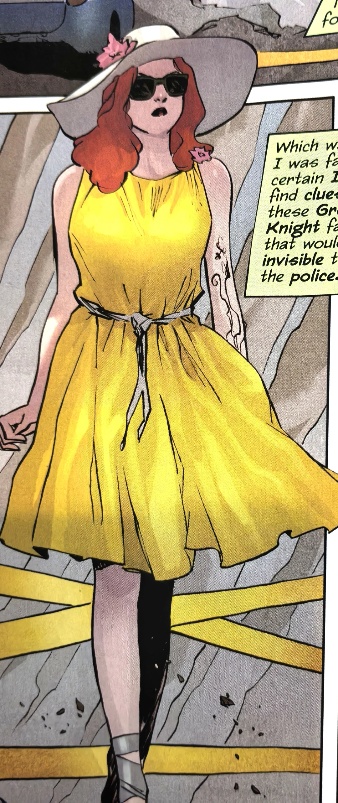 自存艾薇，黄裙子美