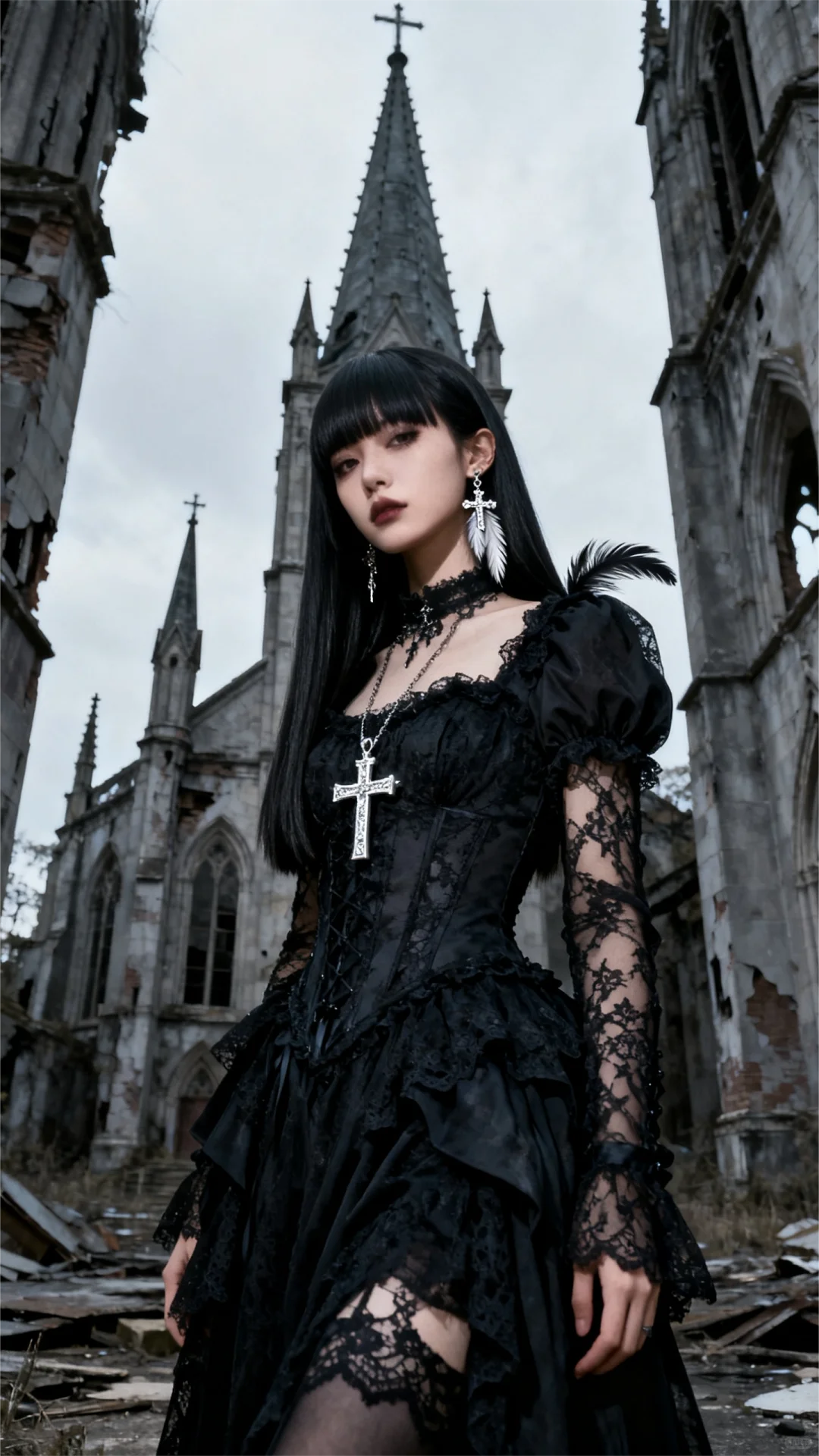 废墟与哥特洛丽塔的暗黑狂想曲🖤