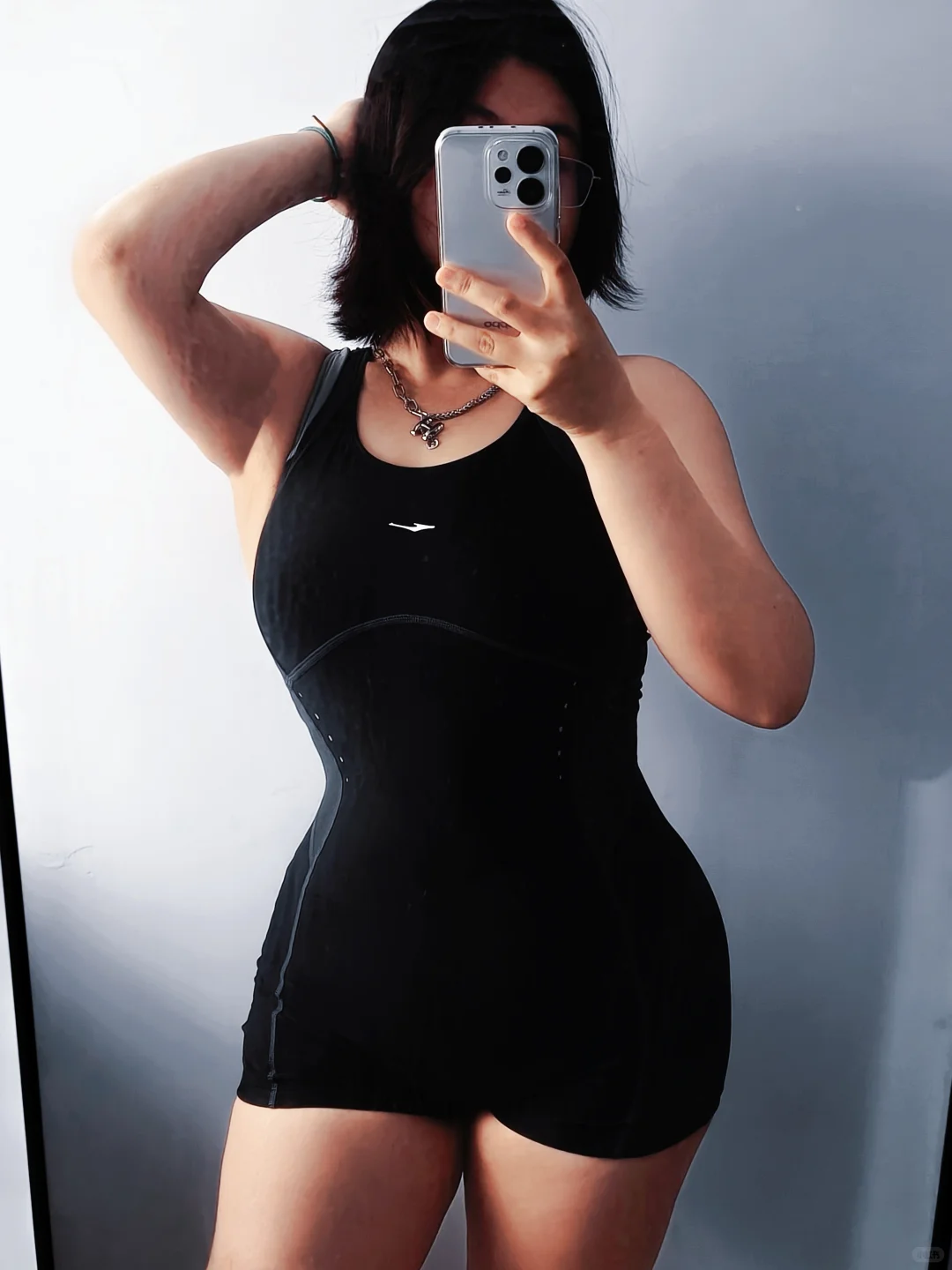 感觉雪天游泳别有雅趣