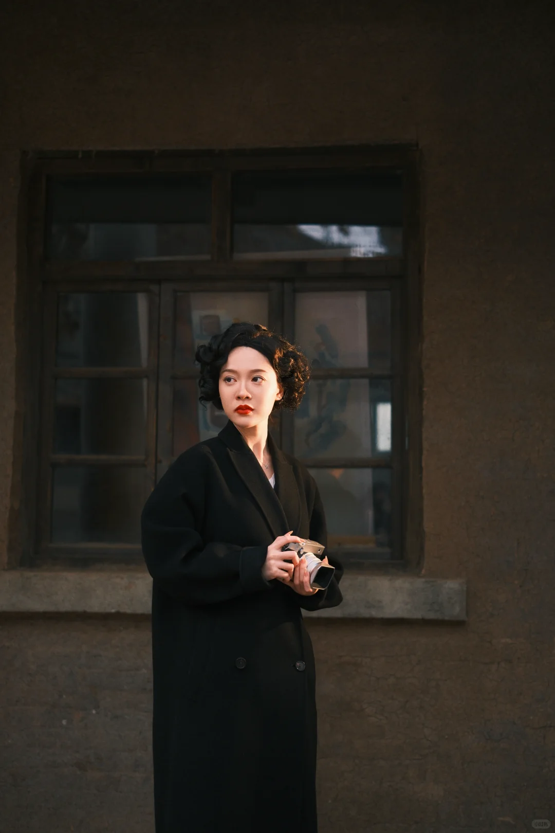 晚风里的港风氛围感