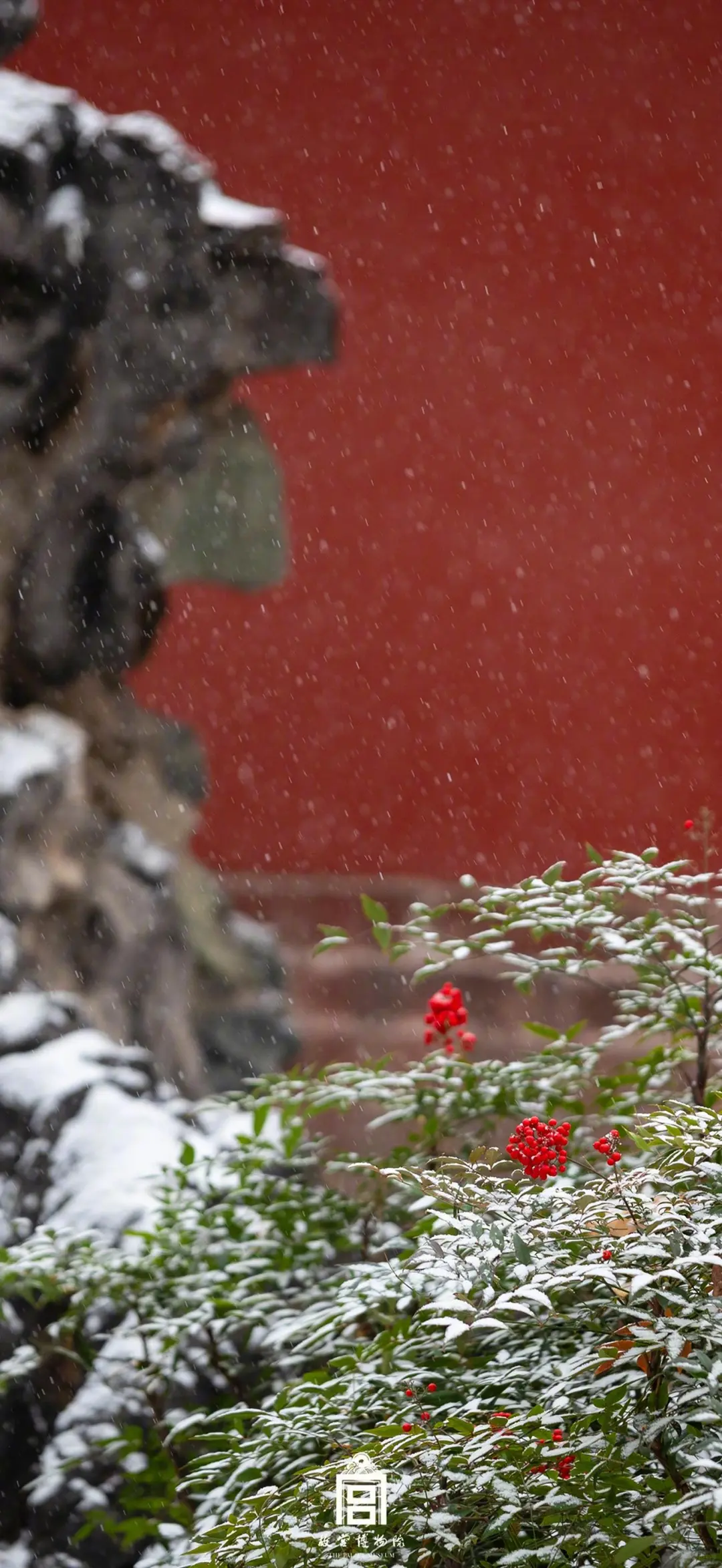 收藏这组壁纸，等于拥有了故宫雪季的入场券