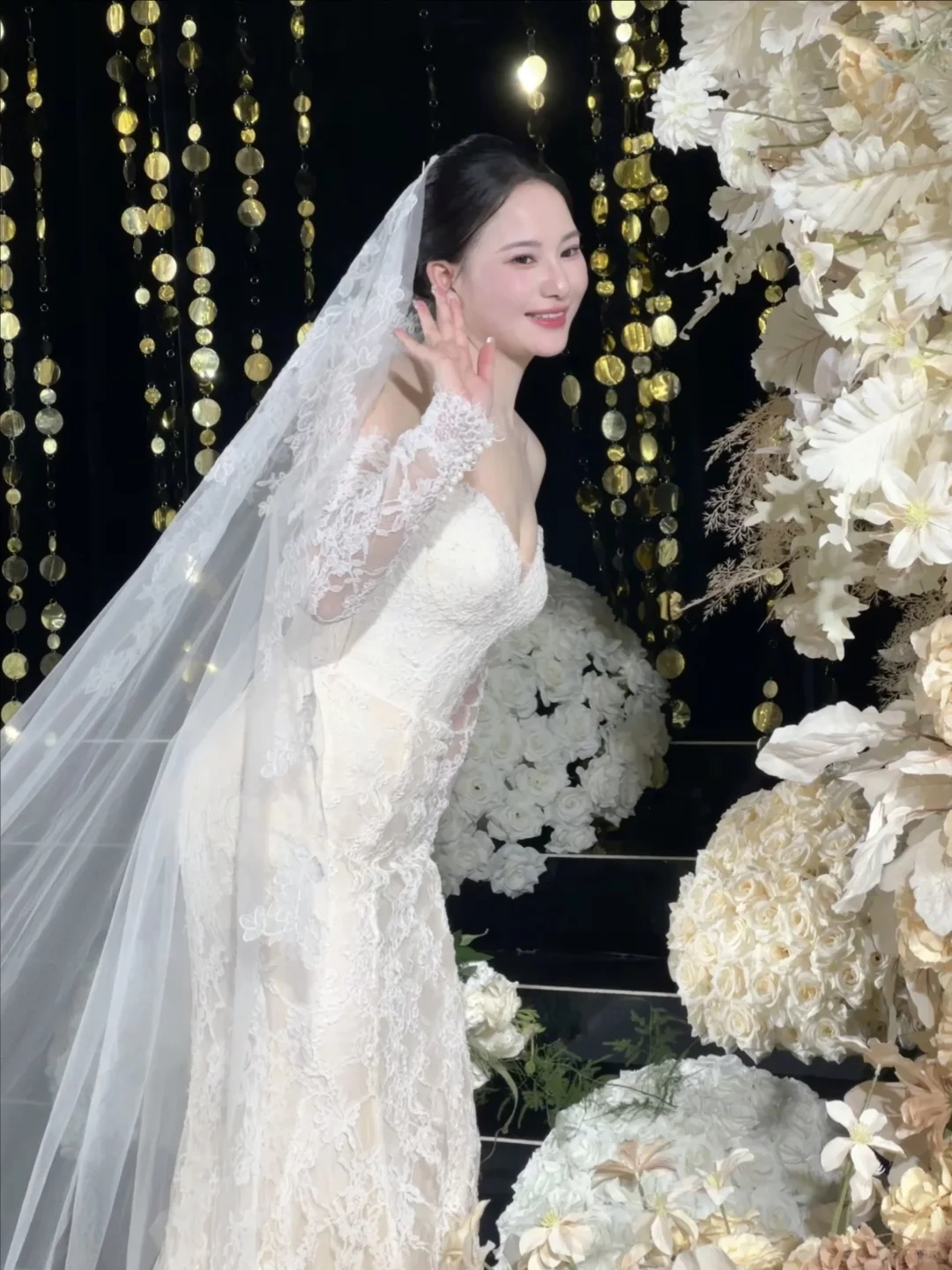 蕾丝鱼尾婚纱！🫧谁懂！！！