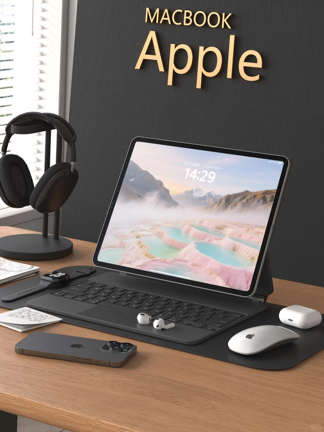 G0063壁纸｜“粉色火山”治愈系壁纸，太治愈了