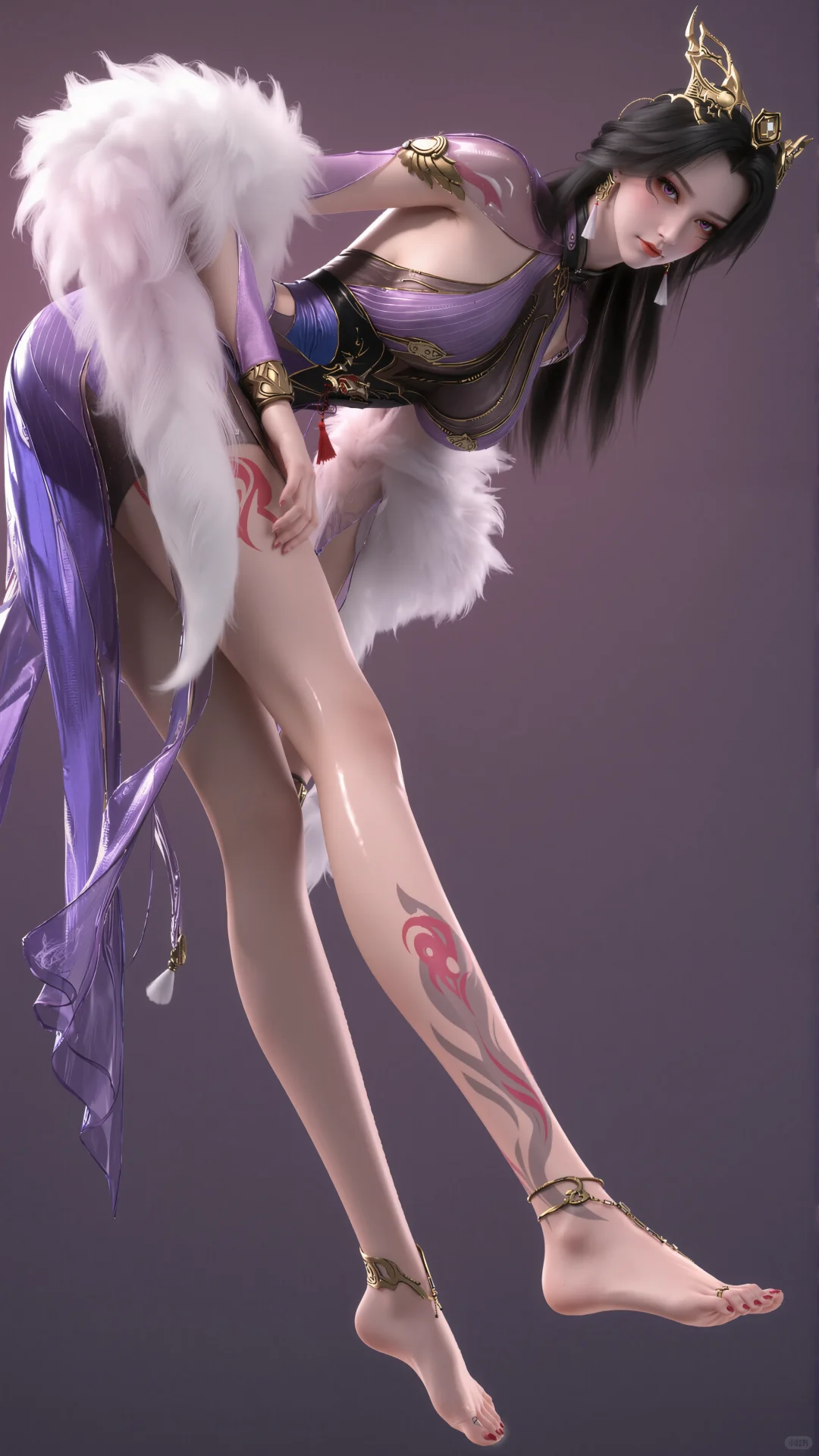 「壁纸」司妙龄，这两米长的美腿