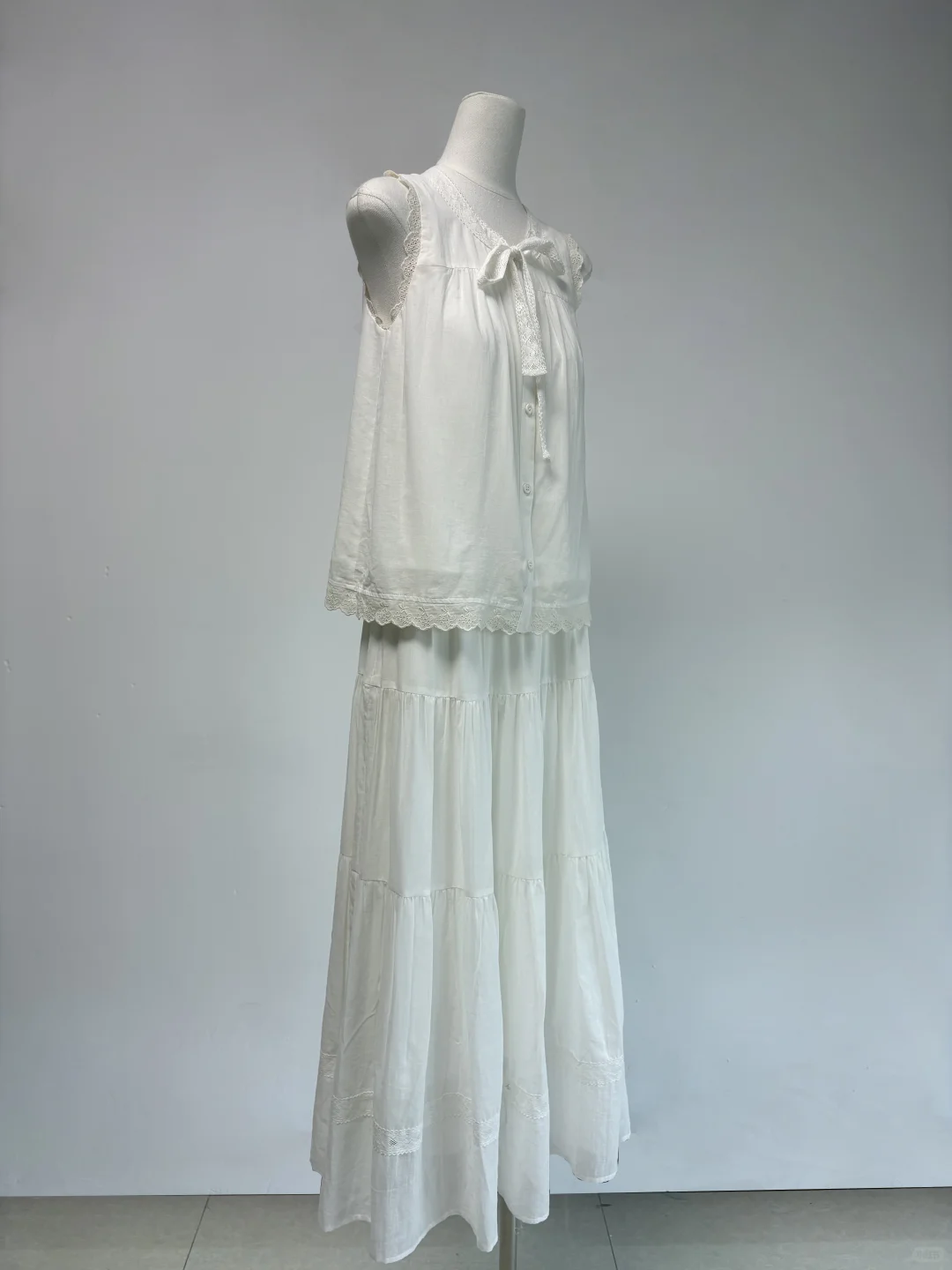 捡漏！大厂版衣，复古法式蕾丝拼接套装女新款