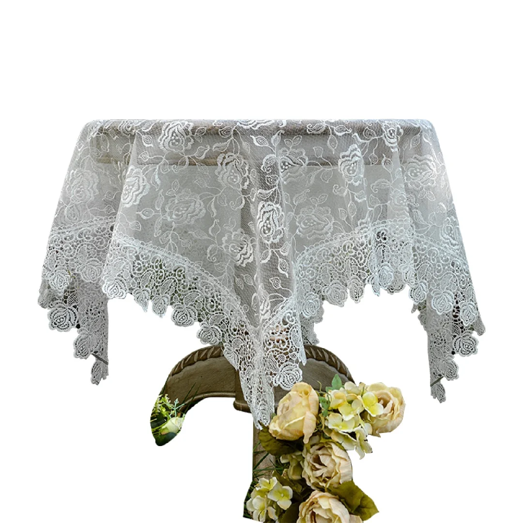 ✨复古蕾丝桌布，氛围感拉满！