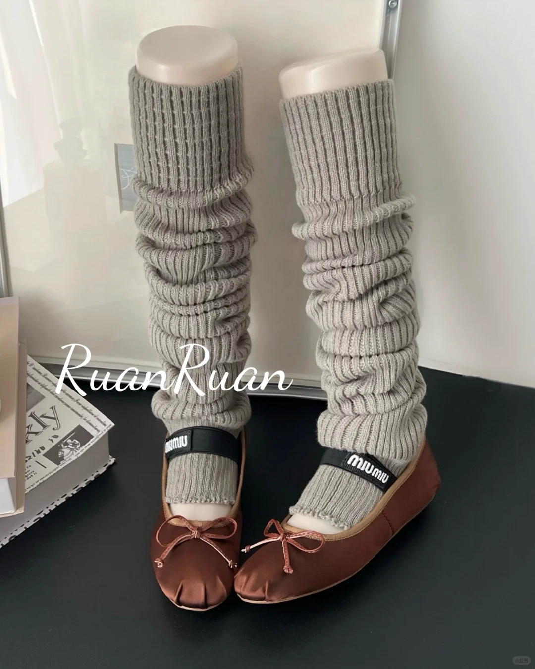 💜🤍🩶从脚踝暖到大腿的超长安全感！🧦