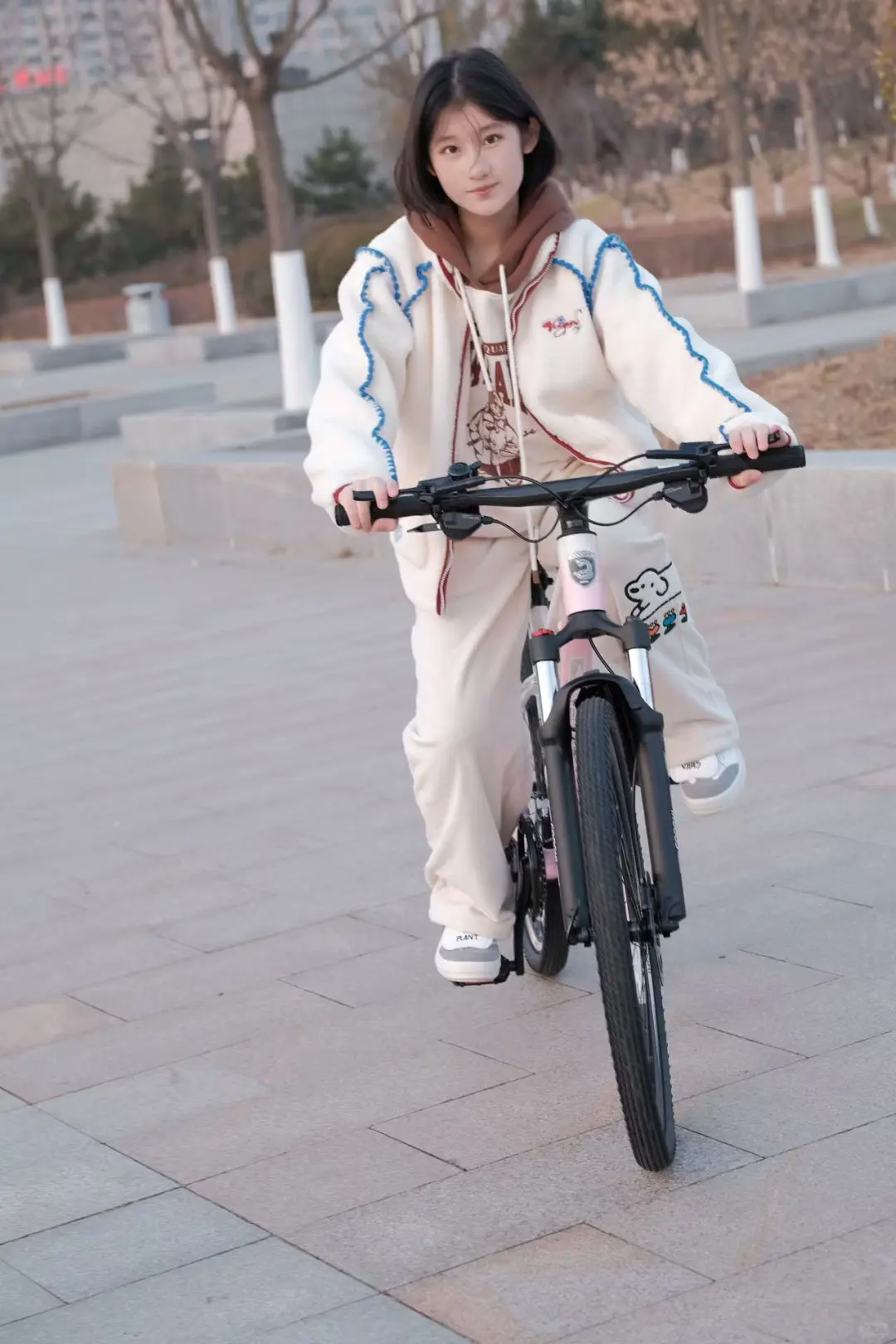 美少女的冬日骑行plog参考✨