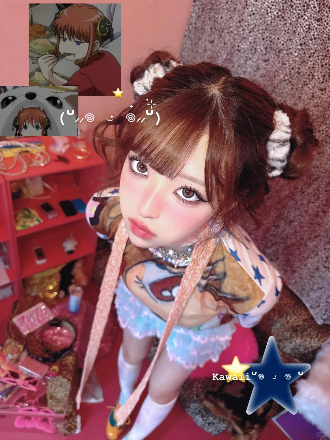 此女简直是中日韩通吃的风格