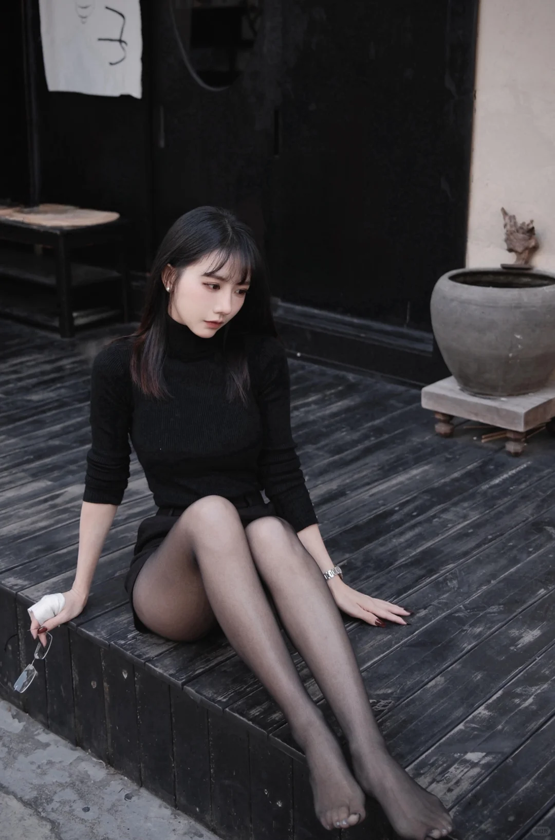 🖤丝袜穿搭教科书！从日系优雅到冷艳魅惑