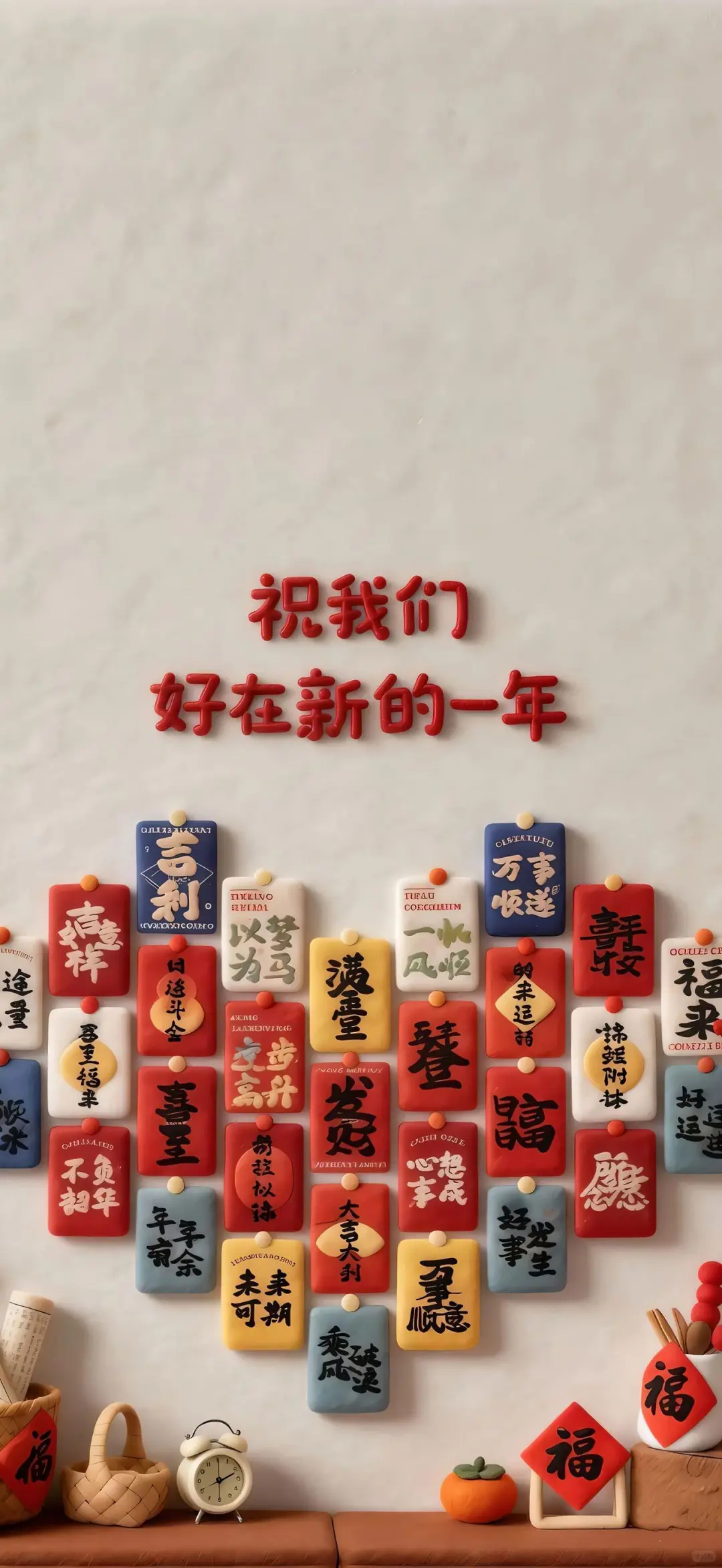 2026新年手机壁纸～正念文字壁纸