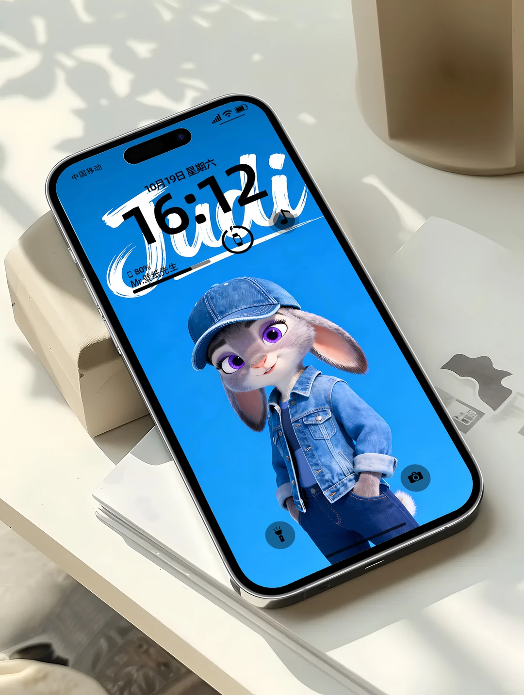 疯狂动物城牛仔蓝朱迪Judi丨4K原创壁纸