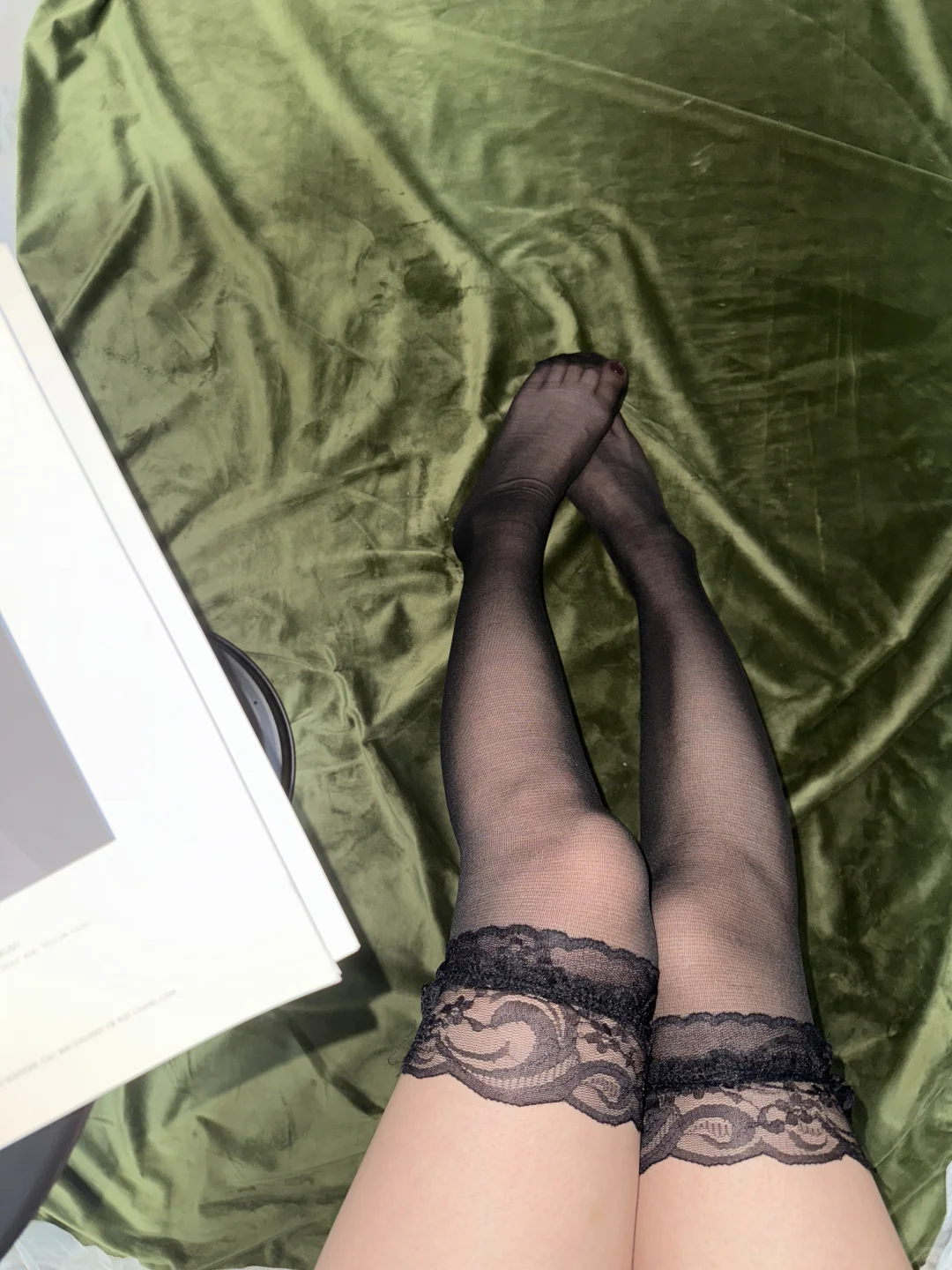 不踩雷的蕾丝半桶丝袜