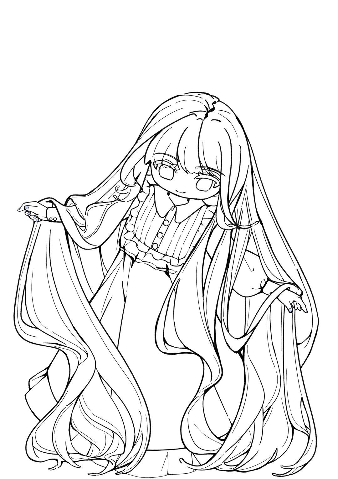 这线条也太好了叭！好喜欢！