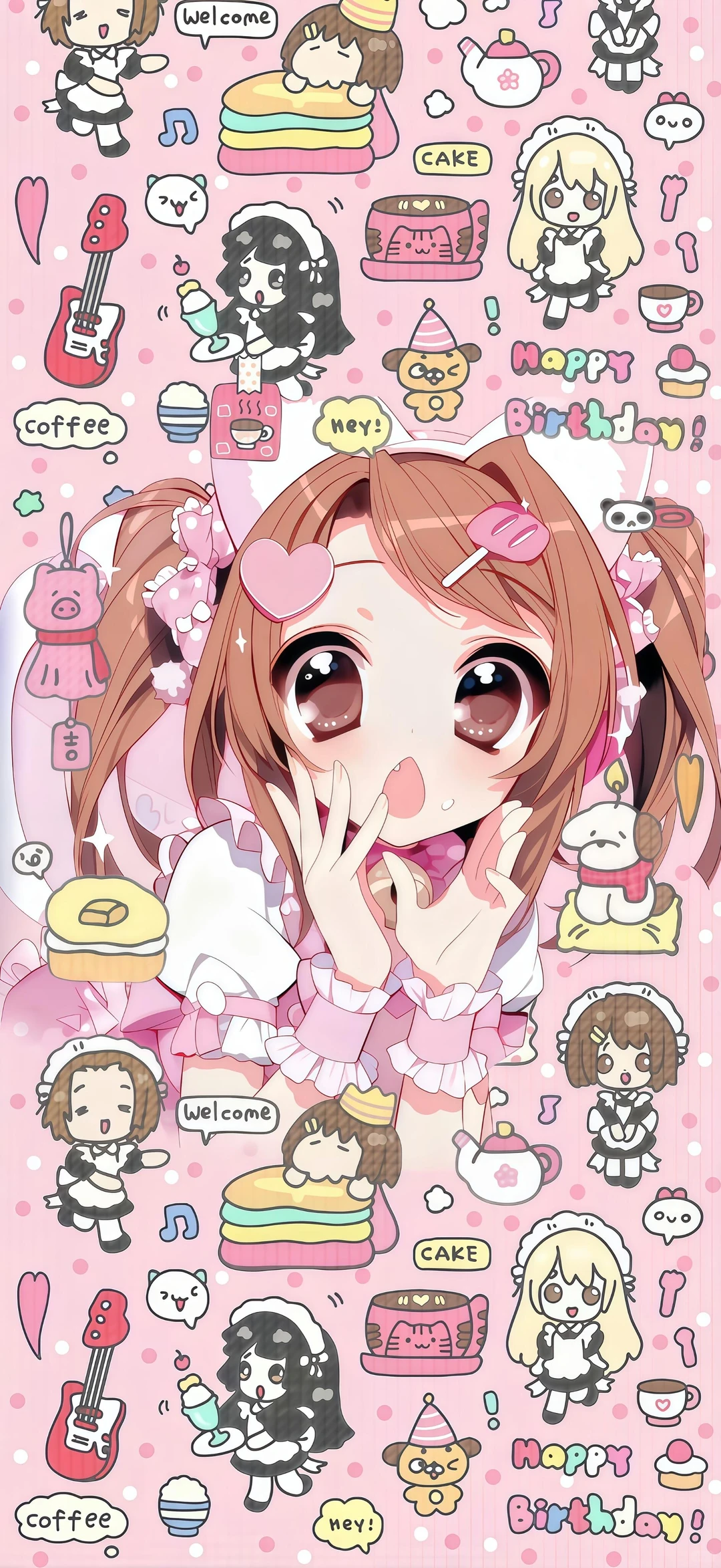 🍒 ‧₊˚ 🩷古早粉萌妹壁纸