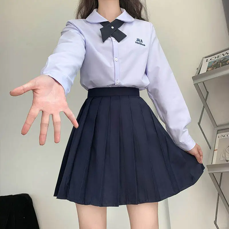 jk制服女学院风衬衫裙子泰国泰式校服学