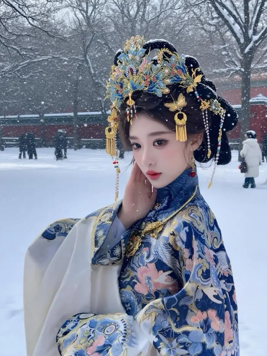 北京🌟大明贵女299💰的明制妆造sha疯啦