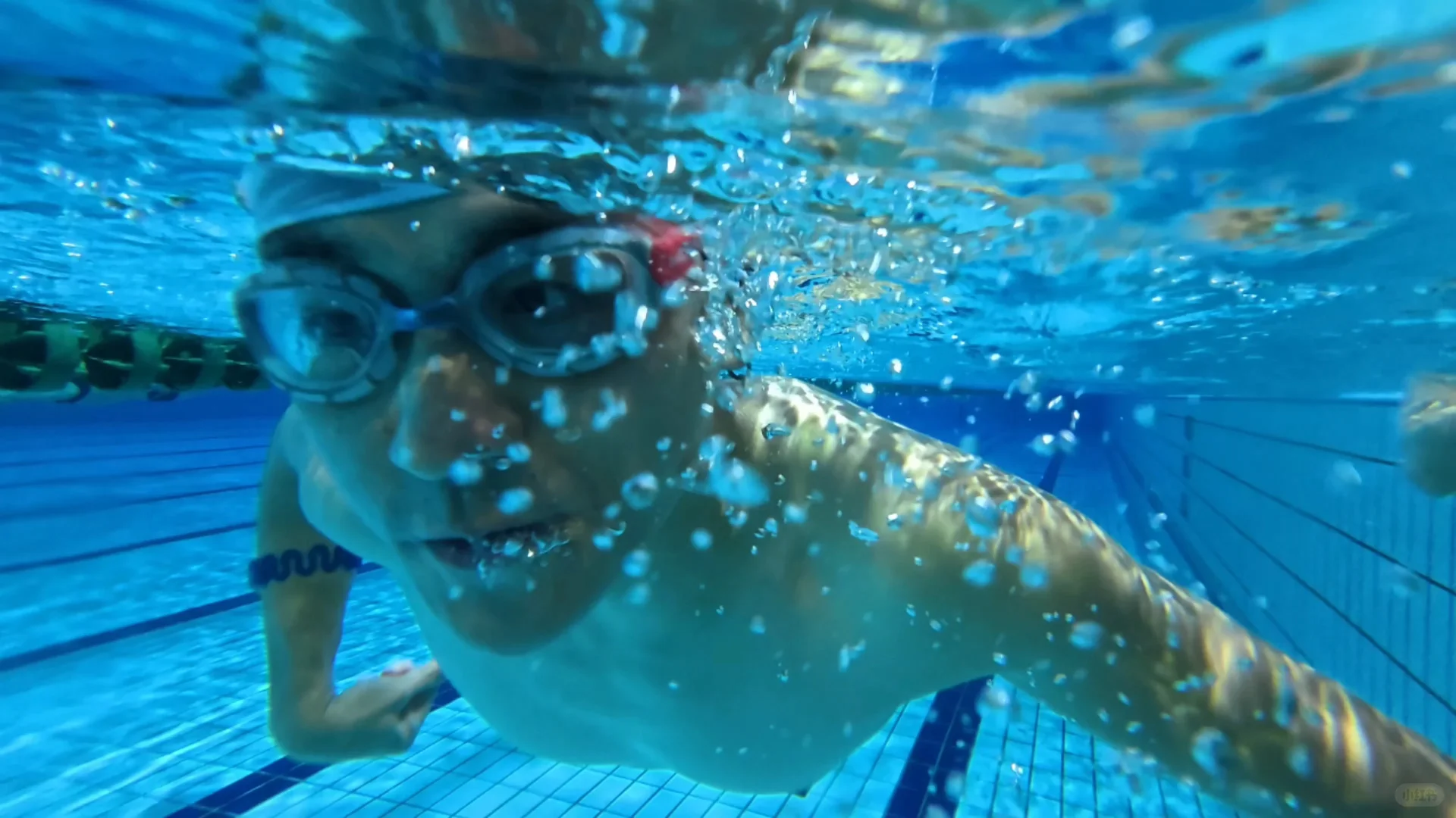 本课题组团建地点在泳池